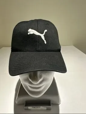 Puma | Accessories | Puma Black Cap With White Puma Logo | Poshmark
